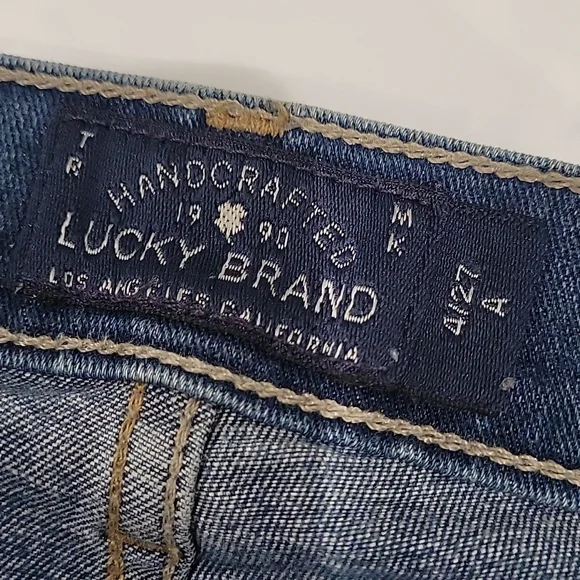 Lucky Brand Bridgette Skinny Size 4/27 - Picture 3 of 8